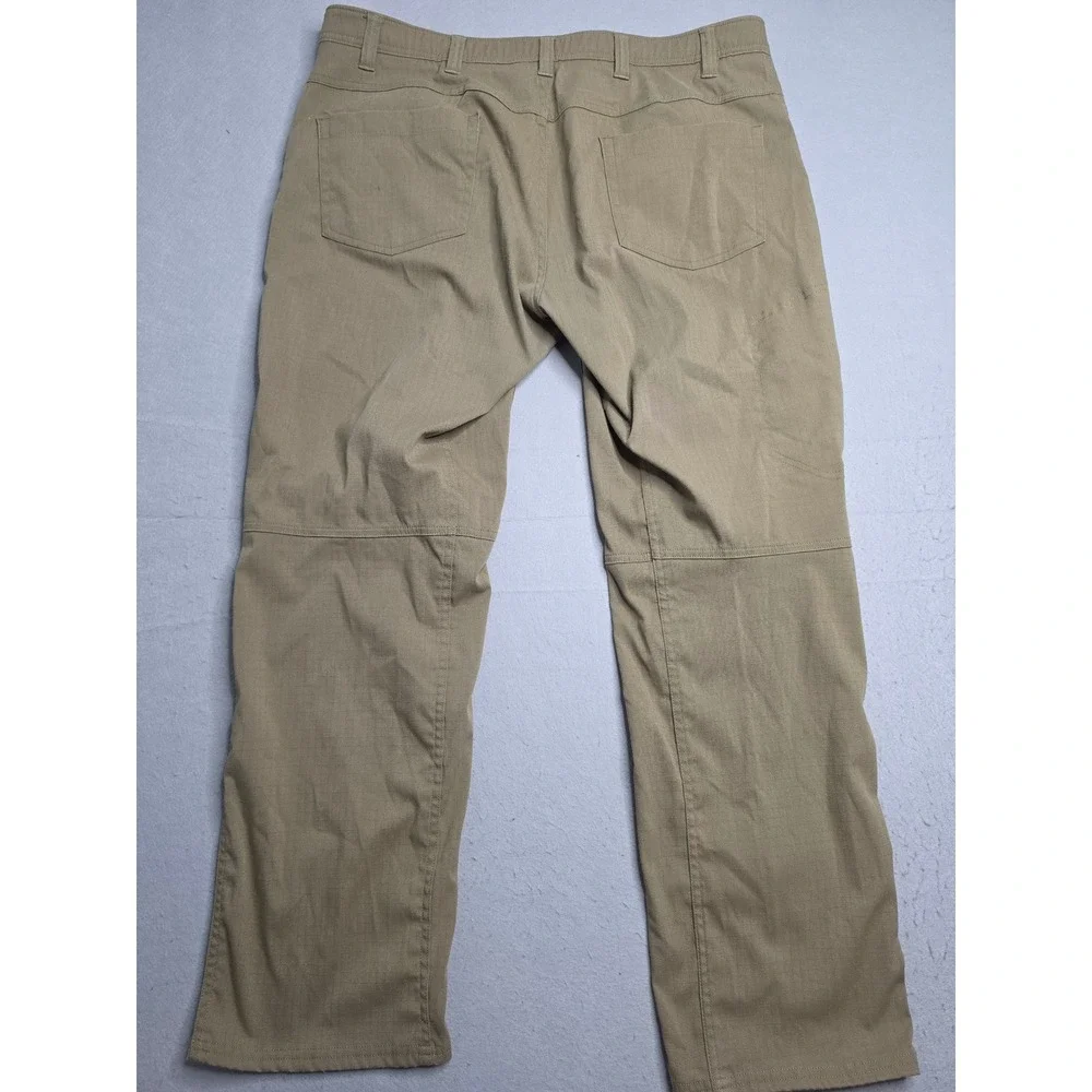 Under Armour Storm Pants Men's 40x32 Khaki Ripstop Straight Leg Hiking Outdoor